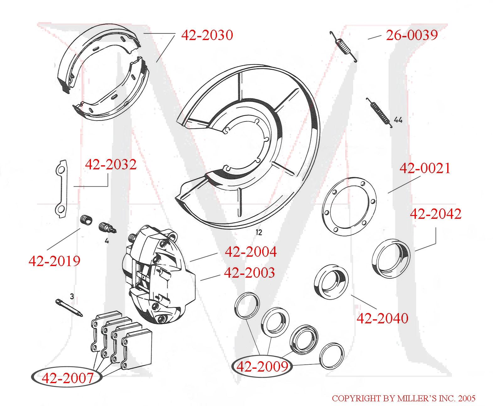 REAR CALIPER REPAIR KIT