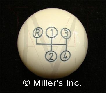SHIFT KNOB - ROUND IVORY