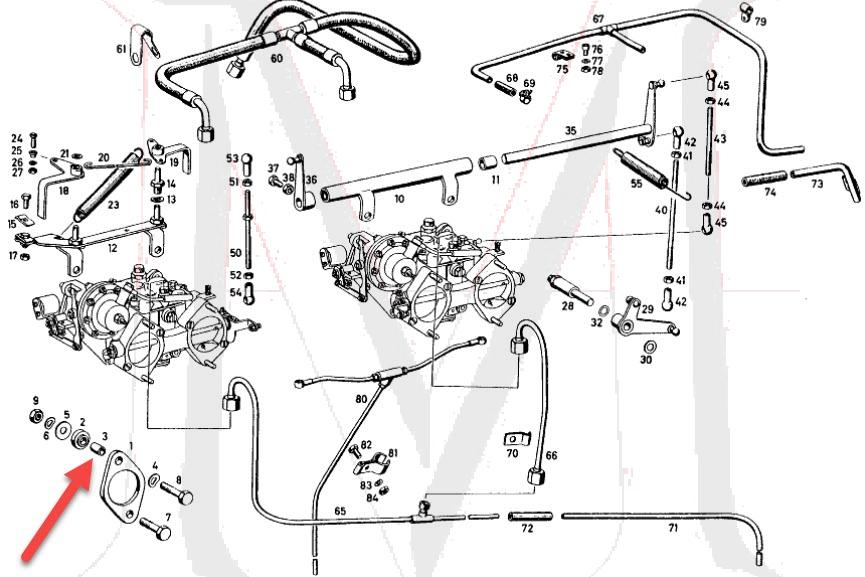 CAUBURETOR TO INTAKE MANIFOLD SLEEVE