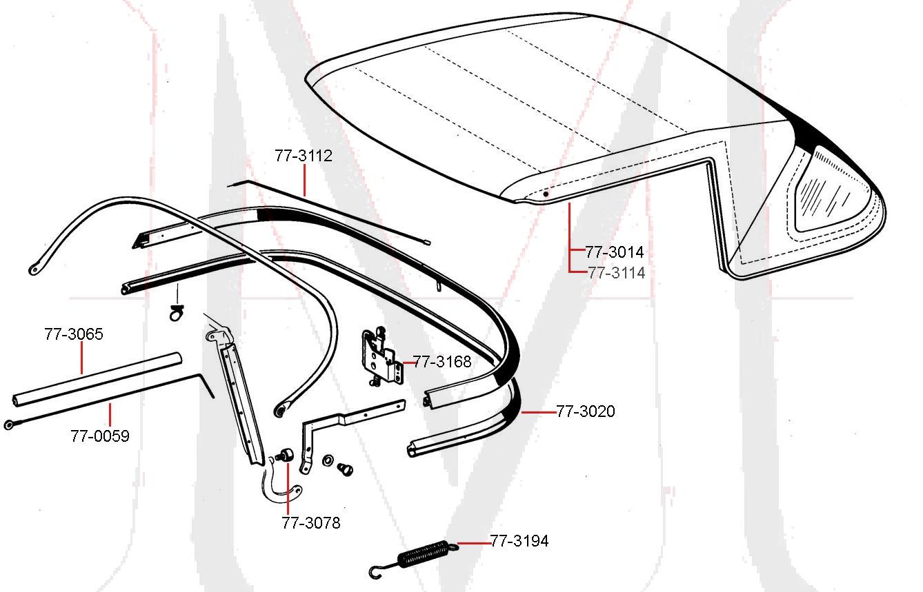 REAR TOP LOCK MECHANISM