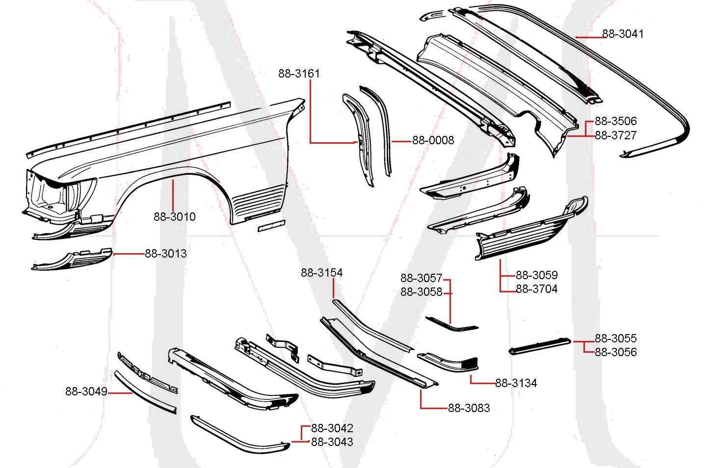 FRONT FENDER MOLDING