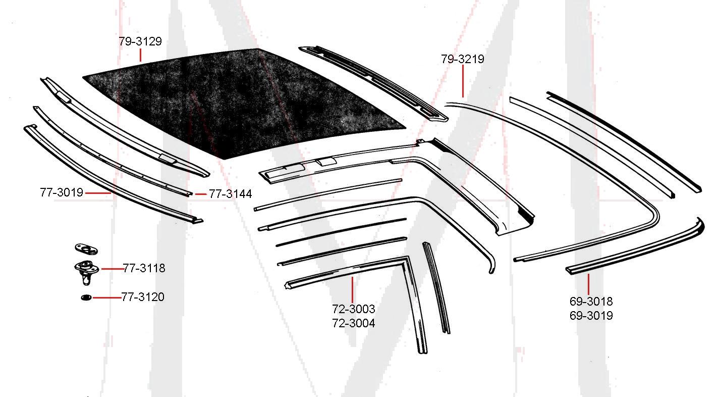 DOOR GLASS SEAL LEFT