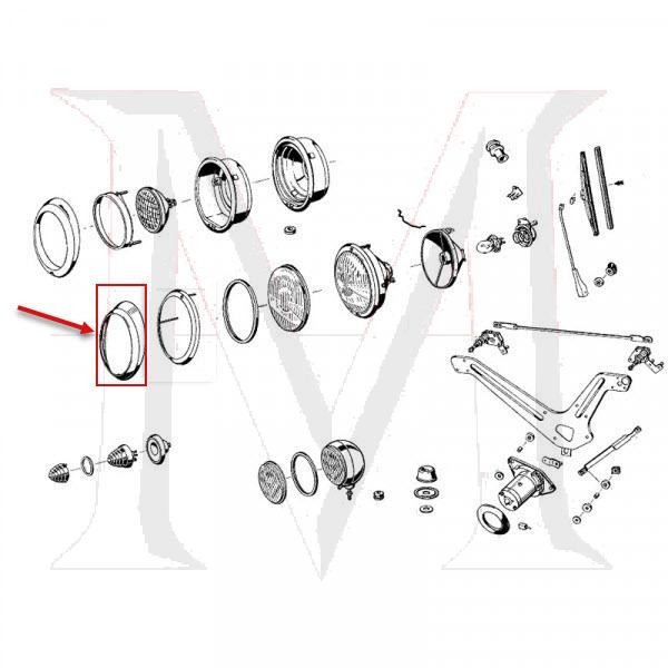 HEADLIGHT RIM - EUROPEAN